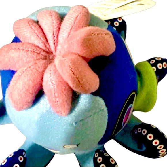 Takashi Murakami Blue Octopus Mr Boiled Complexcon Mini Plush Keychain - Picture 7 of 7